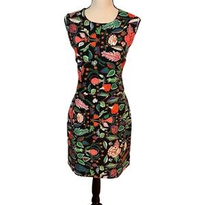 Essentiel Antwerp Colorful Print Sleeveless Dress Sz-38